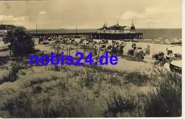17419 Ahlbeck Seebrücke o 1954