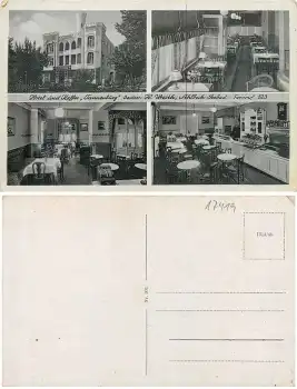 17419 Ahlbeck Hotel und Kaffee "Tannenburg" *ca.1940