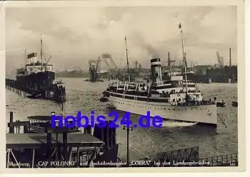 Passagierschiff Dampfer "Cap Polonia" in Hamburg o 1930
