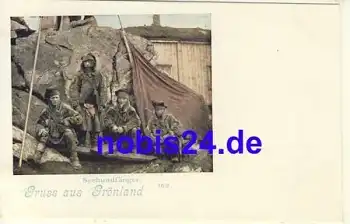 Grönland Seehundefänger Jagd *ca.1900