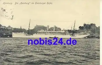 Passagierdampfer "Hamburg" in Hamburg o 1911
