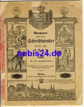Bautzener Schreib Kalender 1902