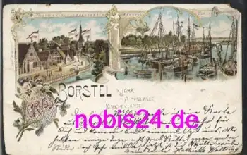 21635 Borstel bei Jork Litho o 17.12.1899