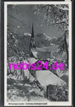 79677 Schönau Schwarzwald Winter *ca.1920