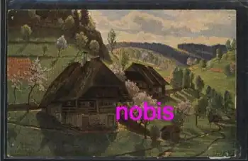 79261 Gutach Schwarzwald Künstlerkarte *ca.1920