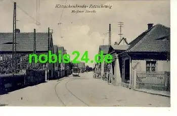 01445 Kötzschenbroda Radebeul Meißnerstrasse o ca.1960