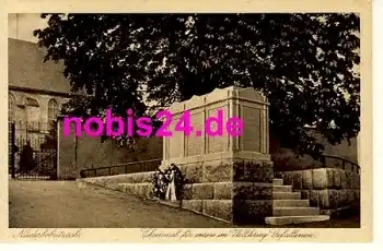 09627 Niederbobritzsch Ehrenmal Weltkrieg *ca.1915