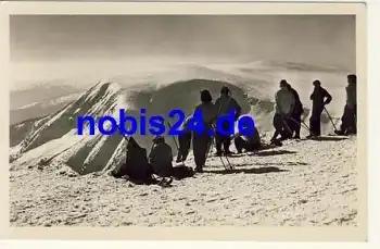 Snezka Schneekoppe Riesengebirge o 17.3.1953