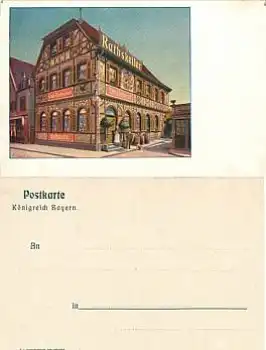 97688 Bad Kissingen Rathskeller Künstlerkarte Gayde *ca. 1900