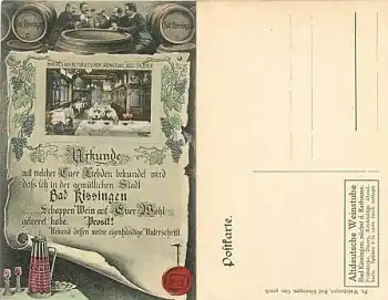 97688 Bad Kissingen Altdeutsche Weinstuben *ca.1910