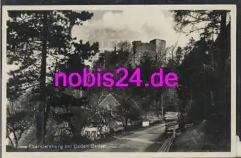 Baden-Baden Ruine Ebersteinburg o 7.8.1933