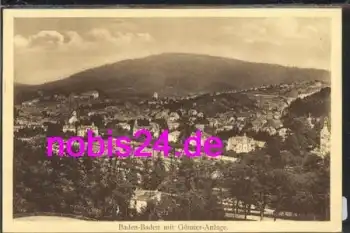 Baden-Baden mit Gönner Anlage *ca.1920