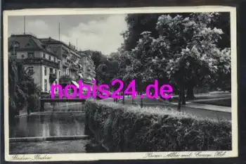Baden-Baden Allee mit Europa Hof o 19.5.1941