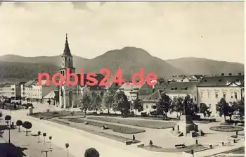 Zvolen Markt Kirche Denkmal *ca.1950