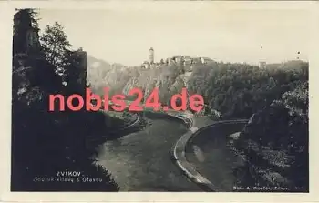Zvikov Soutok Vltavy Olavou o 1931