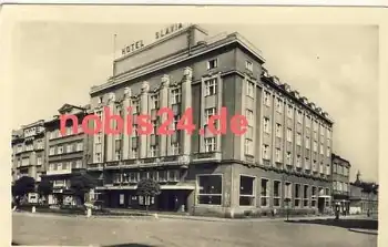 Cesky Tesin Hotel Slavia Tschechisch-Teschen o ca.1950