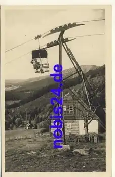 Pec pod Snezkou Petzer Riesengebirge Seilbahn o ca.1950