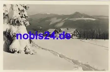 Medvedi bouda Bären Baude Spindlermühle Riesengebirge o 1950