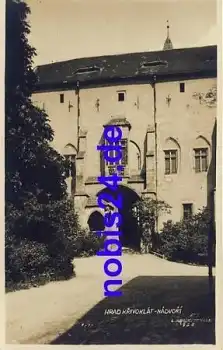 Hrad Krivoklat Nadvori *ca.1927