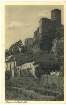 Burgruine Schreckenstein * ca. 1920