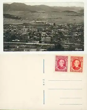 Zilina mit Bahnhof *ca.1930