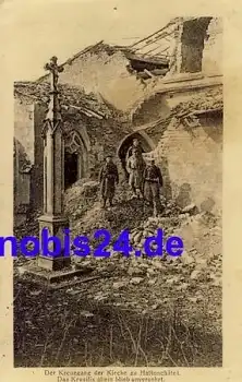 Hattonchatel Zerstörung 1. WK o 1915