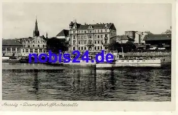 Aussig Elbdampfschiff "Bodenbach" *ca.1940