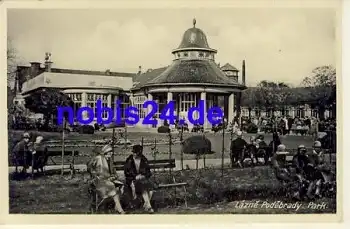 Podebrady Park Podiebrad * um 1929