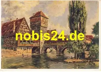 Nürnberg Künstlerkarte o 1.8.1940
