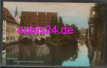 Nürnberg von der Museumsbrücke *ca.1910