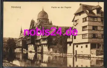 Nürnberg Partie an der Pegnitz Synagoge o ca.1910