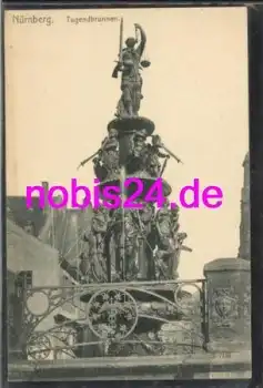 Nürnberg der Tugendbrunnen *ca.1910
