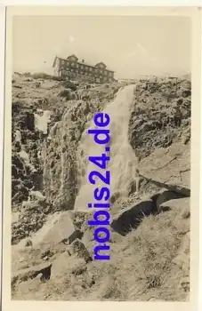 Labsky vodopad Elbfallbaude Riesengebirge o 1949