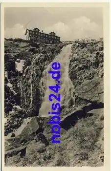 Labsky vodopad Elbfallbaude Krkonose *ca.1940
