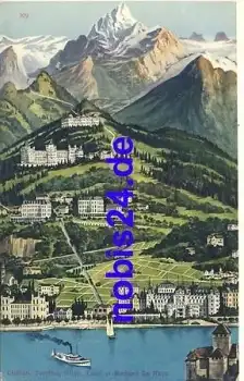 Chillon Territet Glion Schweiz o 1911