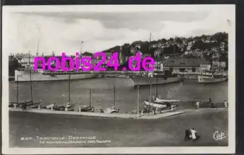 Trouville Deauville Bassin Yachts  Frankreich *ca.1930