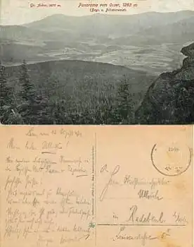 94252 Grosser Arber gebr. 13.8.1921