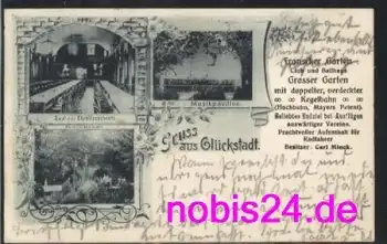 25348 Glückstadt Gasthof Franscher Garten o 2.11.1911