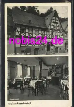 55413 Niederheimbach Gasthof Rheinischer Hof o 1945