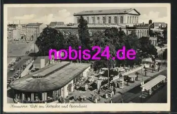 Hannover Cafe Kröpcke Opernhaus o 1952