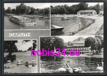 14548 Caputh Schiff Freibad Gasthaus o 8.7.1980