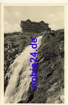 Elfallbaude  Krkonose Labsky vodopad o 1950