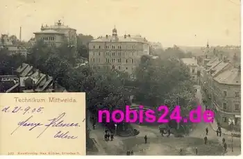 09648 Mittweida Technikum Strasse o 21.9.1905