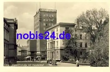 Gera Zeppelinstrasse Handelshof  *ca.1935