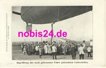 Chemnitz Parsevaltag nach Landung des ZEPPELIN *1910