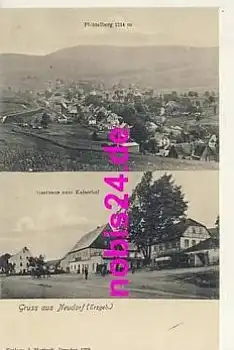 09465 Neudorf Gasthaus Kaiserhof Fichtelb *ca.1915