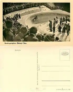 Oberhof Thüringen Bobbahn  *ca. 1955