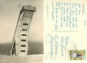 Oberhof Schanze am Rennsteig o 8.4.1968