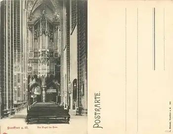 Frankfurt Main Orgel im Dom *ca.1900