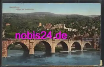 Heidelberg Neckarbrücke o 14.3.1913